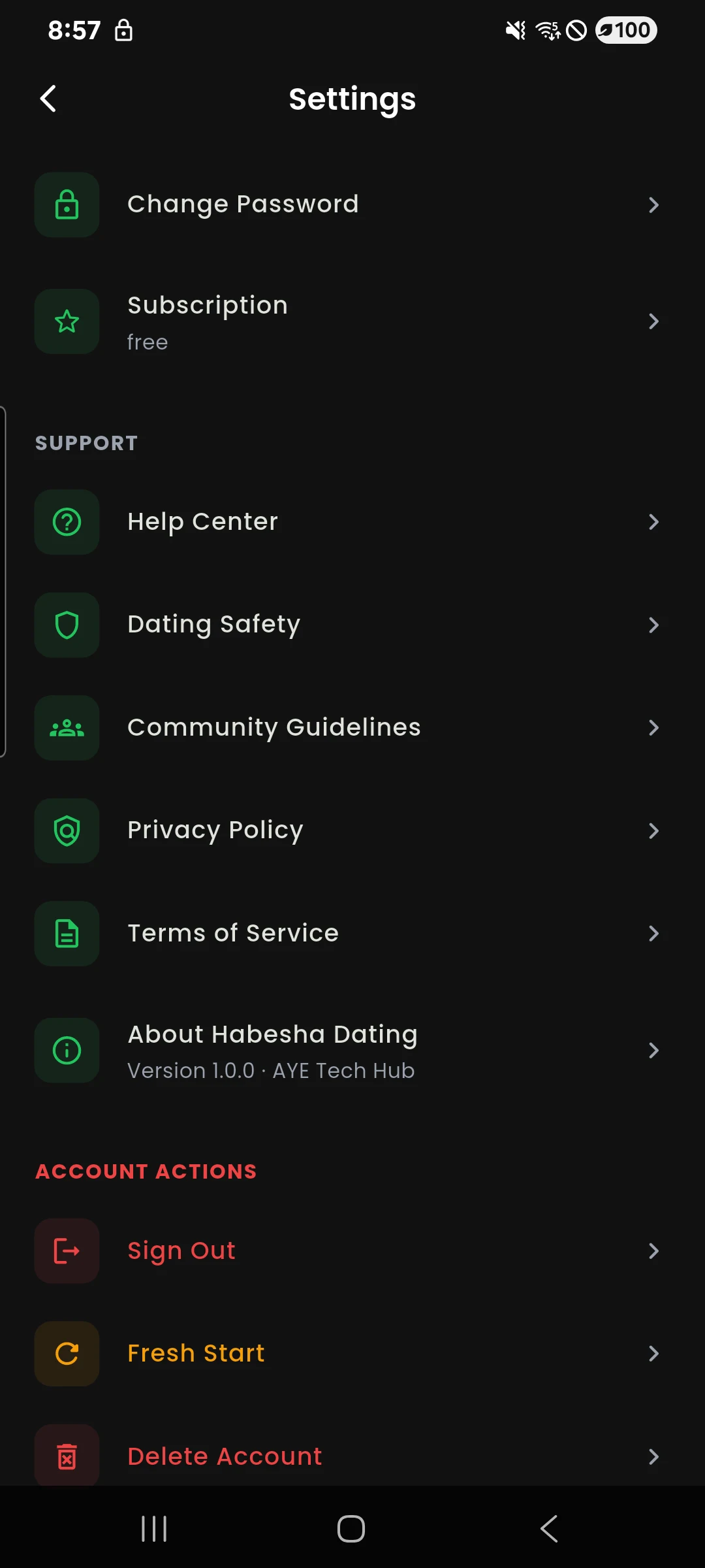 Habesha-dating App screenshot